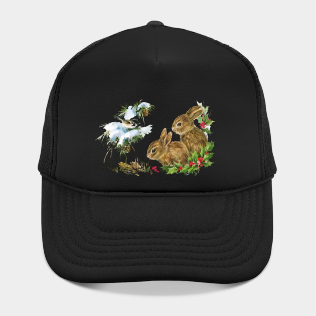 Vintage Christmas Bunnies by HolidayBug