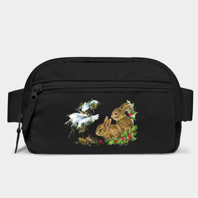 Vintage Christmas Bunnies by HolidayBug