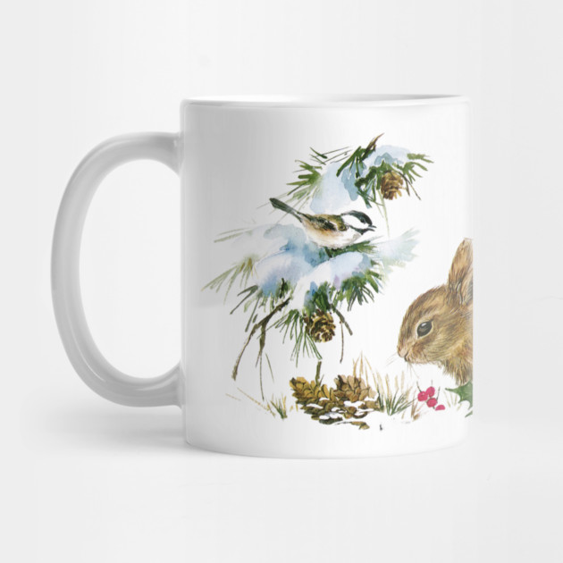 Vintage Christmas Bunnies by HolidayBug