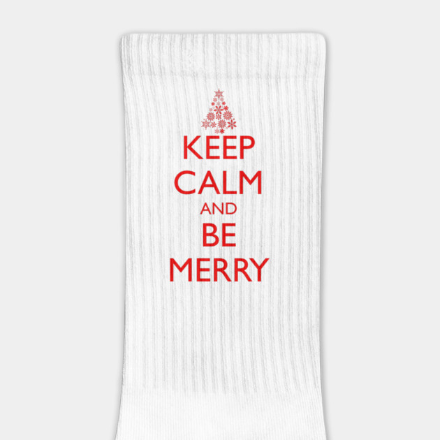 KEEP CALM AND BE MERRY, Christmas tree by HolidayBug