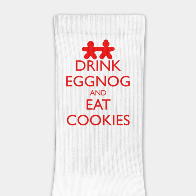DRINK EGGNOG AND EAT COOKIES, gingerbread by HolidayBug