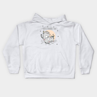 Party Fat Cats New Years Eve Kids Hoodie