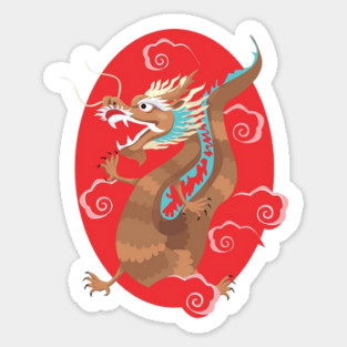 Chinese Dragon Sticker