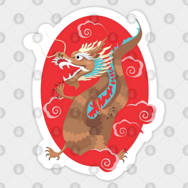 Chinese Dragon Sticker by HolidayBug
