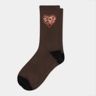 Steampunk Heart Socks