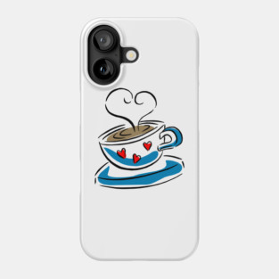 Love Coffee Phone Case