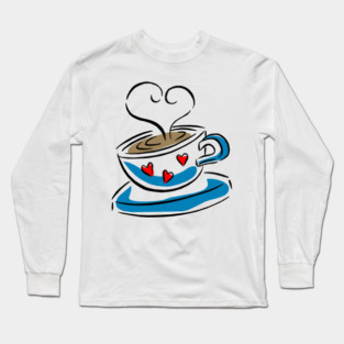 Love Coffee Long Sleeve T-Shirt