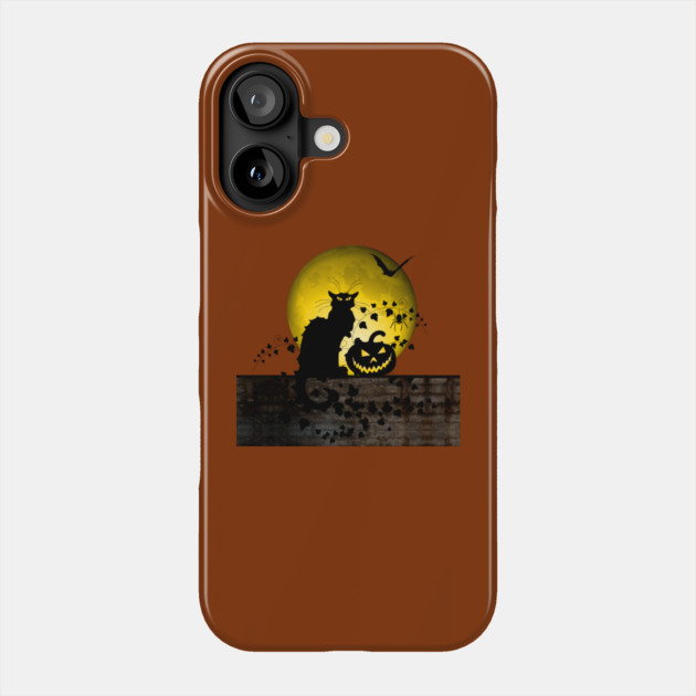 Chat Noir Halloween Phone Case by HolidayBug