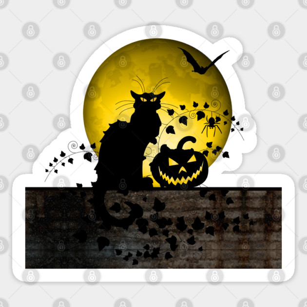 Chat Noir Halloween Sticker by HolidayBug