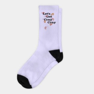 LET'S GET CRAY CRAY CRAYFISH Socks