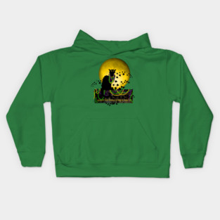 Chat Noir Mardi Gras Kids Hoodie