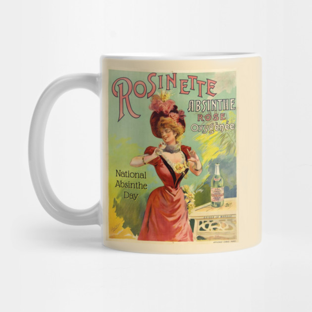 National Absinthe Day, vintage poster by HolidayBug