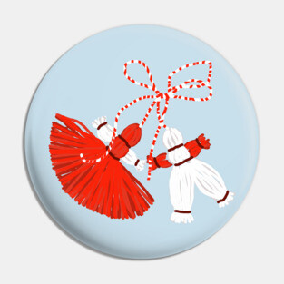 Baba Marta Day Martenitsa Pin