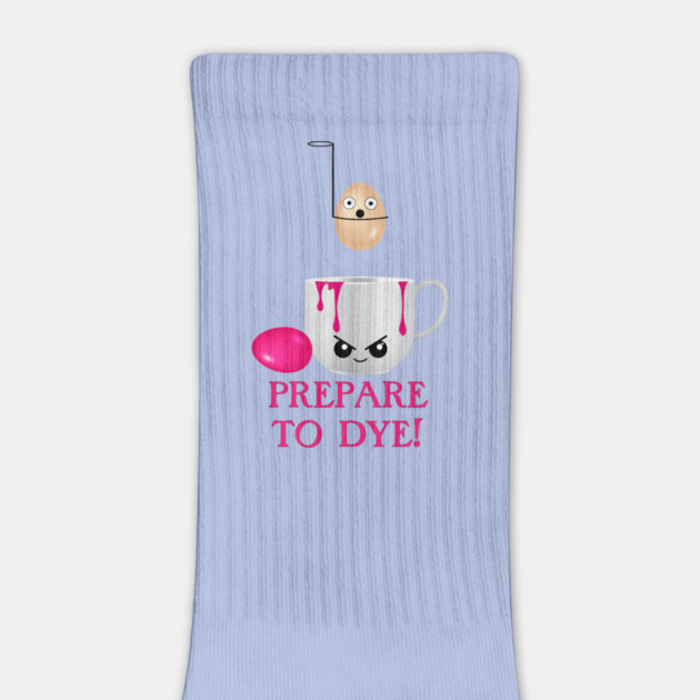 Funny Easter Prepare to Dye PinkEggs by HolidayBug