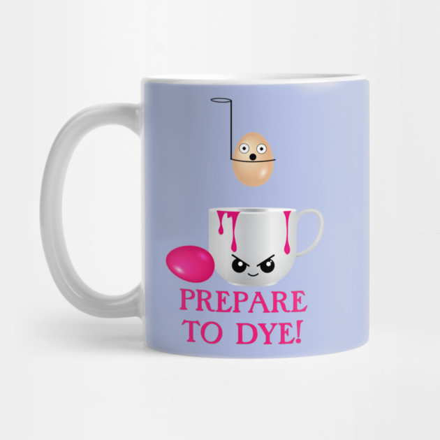 Funny Easter Prepare to Dye PinkEggs by HolidayBug