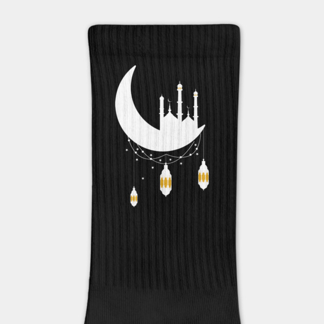 Ramadan Mosque Moon Lanterns, White by HolidayBug