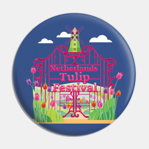 Tulip Festival, Windmill, gates Pin by HolidayBug