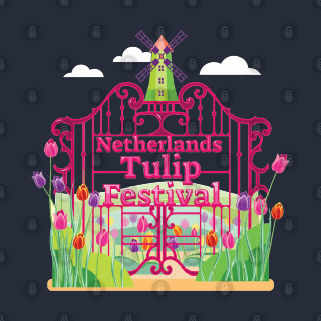 Tulip Festival, Windmill, gates by HolidayBug