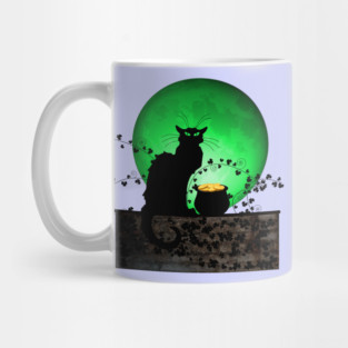 St. Patrick's Day Chat Noir Mug