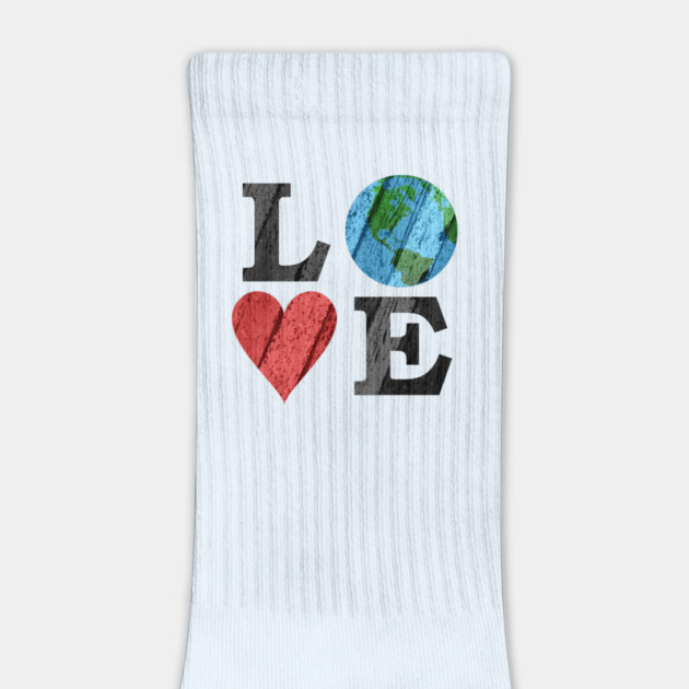 Earth LOVE with Heart and Earth by HolidayBug