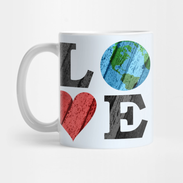 Earth LOVE with Heart and Earth by HolidayBug