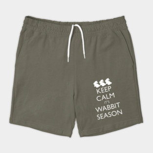 KEEP CALM IT'S WABBIT SEASON Shorts
