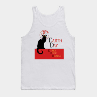 Chat Noir Earth Day Tank Top
