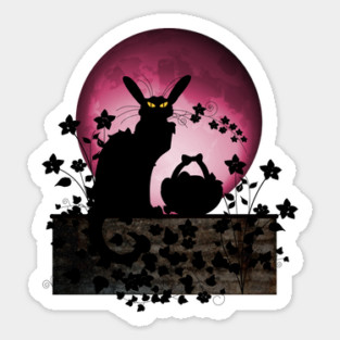 Chat Noir Easter Sticker