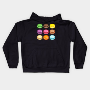 Rows and Rows of Macarons Kids Hoodie