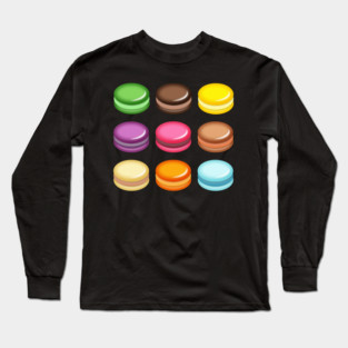 Rows and Rows of Macarons Long Sleeve T-Shirt