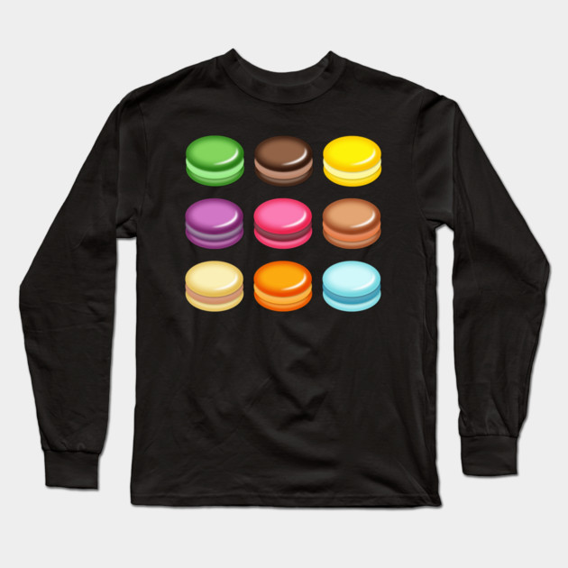 Rows and Rows of Macarons Long Sleeve T-Shirt by HolidayBug
