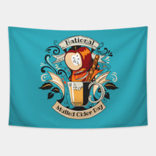 National Mulled Cider Day Tapestry
