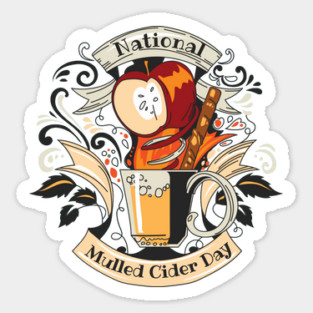 National Mulled Cider Day Sticker
