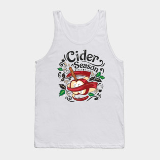 Apple Cider Season, graphic illustration Tank Top