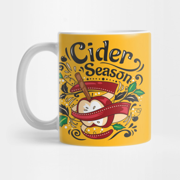 Apple Cider Season, graphic illustration by HolidayBug