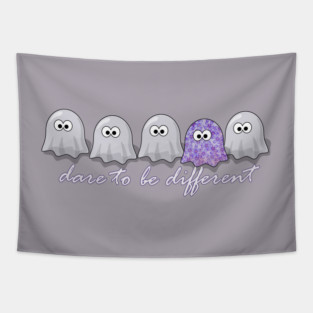 Dare to be Different Ghosts Tapestry