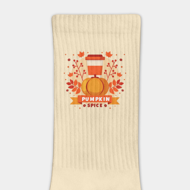 National Pumpkin Spice Day, coffee, fall leaves by HolidayBug