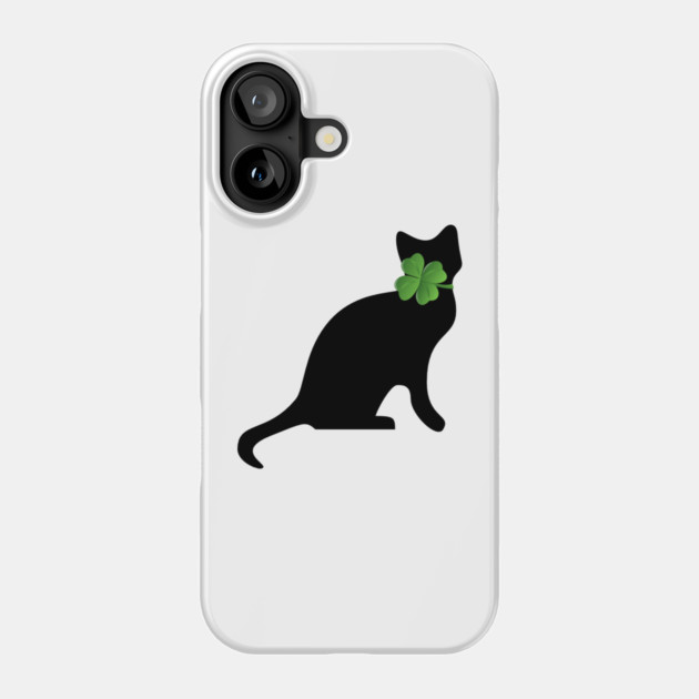 Shamrock Kitty Phone Case by HolidayBug