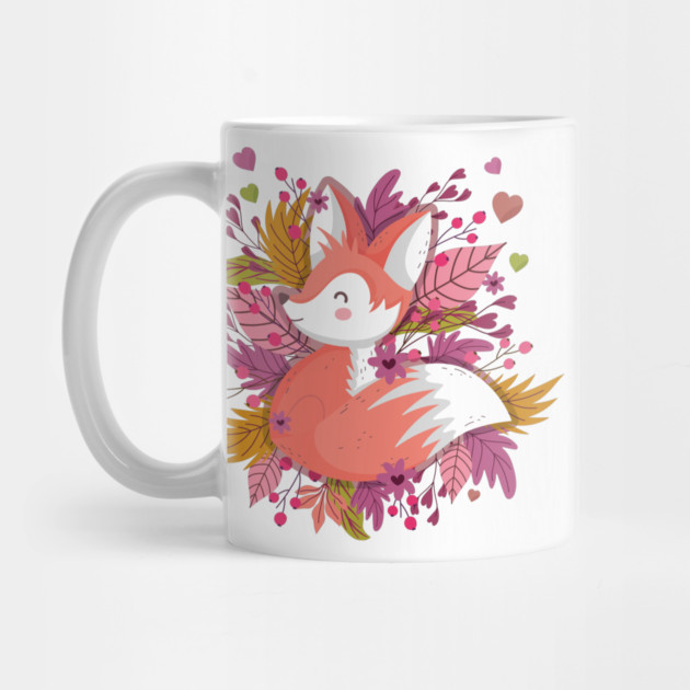 Autumn Fox & Berries by HolidayBug