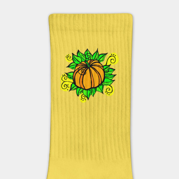 Retro Autumn Pumpkin by HolidayBug