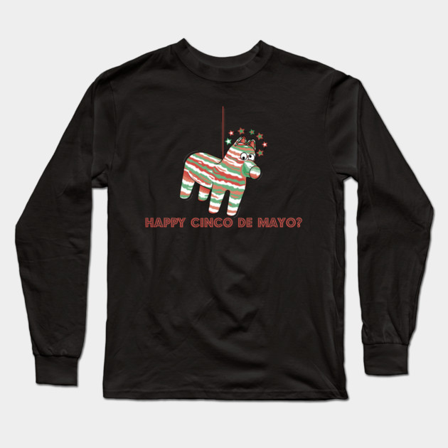 Dizzy Donkey Piñata Long Sleeve T-Shirt by HolidayBug