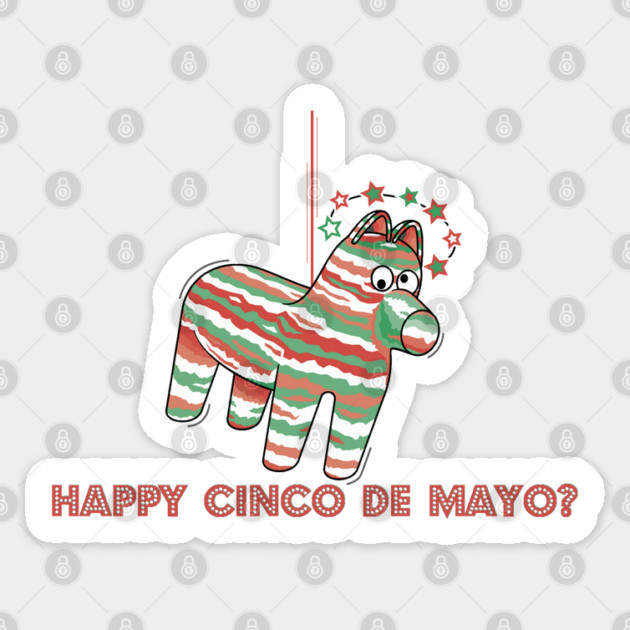 Dizzy Donkey Piñata Sticker by HolidayBug