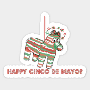 Dizzy Donkey Piñata Sticker