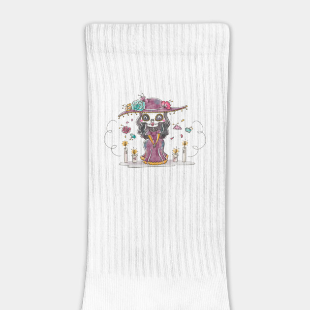 Watercolor La Catrina by HolidayBug