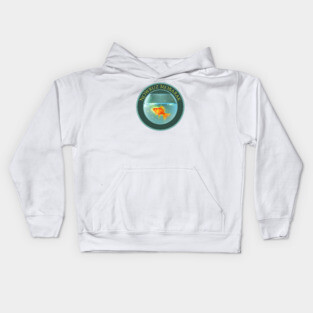 Nowruz Mobarak Goldfish in Bowl Kids Hoodie