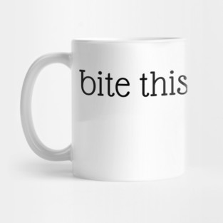 Bite This! Gingerbread Man Mug