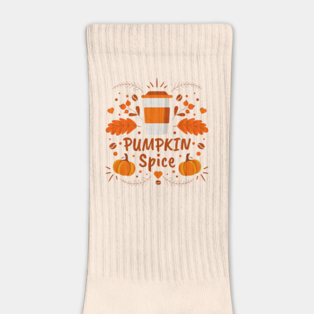 Pumpkin Spice coffee, fall leaves by HolidayBug