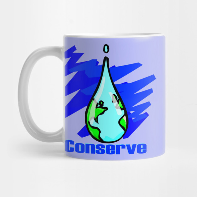 Conserve Water Earth water drop by HolidayBug