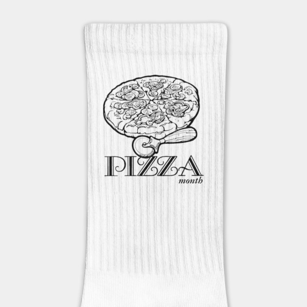 National Pizza Month Vintage Illustration by HolidayBug