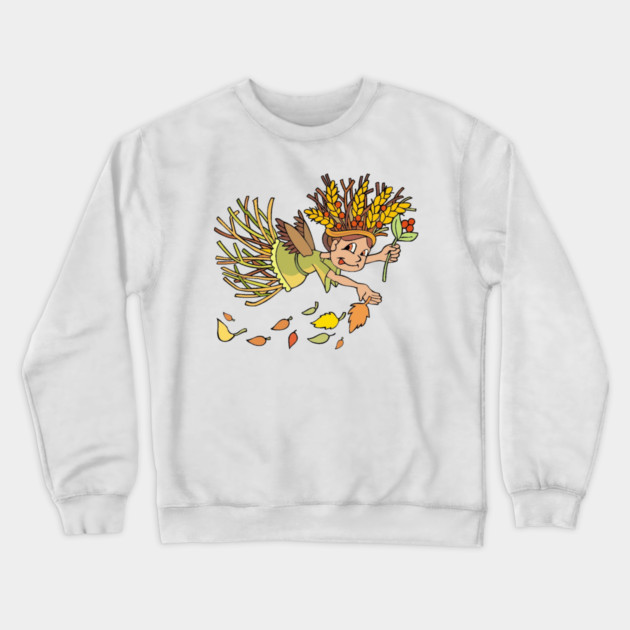 Autumn Fairy Crewneck Sweatshirt by HolidayBug